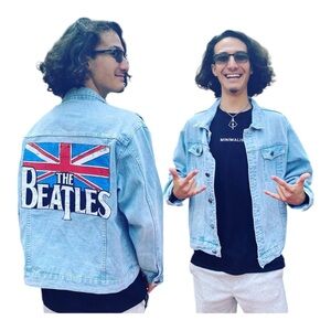 The Beatles Union Jack Denim Jacket